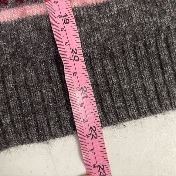 J.CREW NORDIC FAIR ISLE WOOL BLEND KNIT CREWNECK SWEATER multicolored SIZE SMALL - Picture 9 of 9